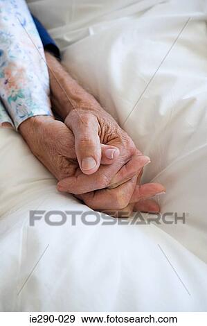 A senior couple holding hands View Large Photo Image Stock Photo - A senior couple holding hands. Fotosearch