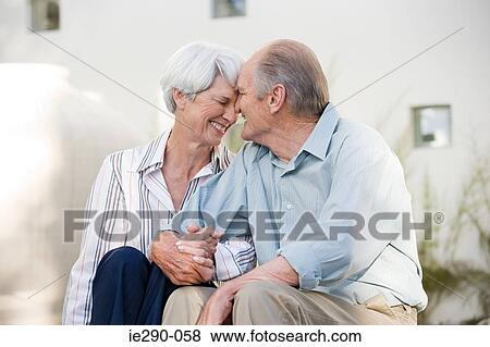 A senior couple View Large Photo Image Stock Photo - A senior couple. Fotosearch