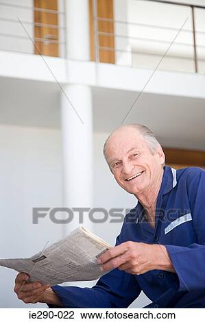 Stock Image - Portrait of a man. Fotosearch