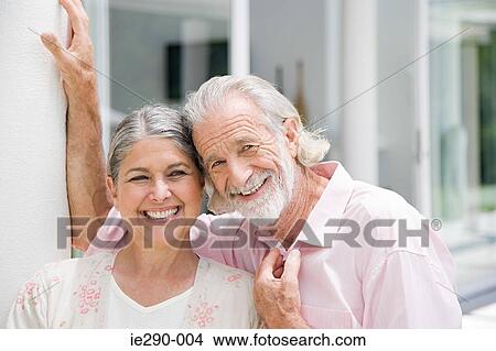 Portrait of a senior couple View Large Photo Image Picture - Portrait of a senior couple. Fotosearch