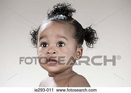Portrait of a baby girl View Large Photo Image Stock Image - Portrait of a baby girl. Fotosearch