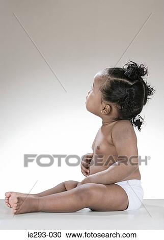 Portrait of a baby girl View Large Photo Image Stock Image - Portrait of a baby girl. Fotosearch