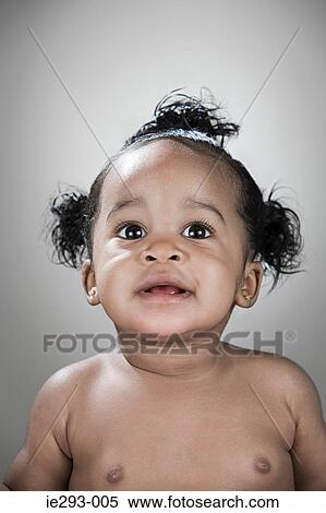 Portrait of a baby girl View Large Photo Image Stock Photography - Portrait of a baby girl. Fotosearch