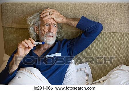 Stock Photography - Ill man. Fotosearch
