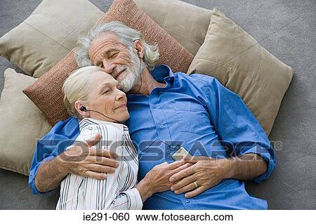 Senior couple with mp3 player View Large Photo Image Stock Image - Senior couple with mp3 player. Fotosearch