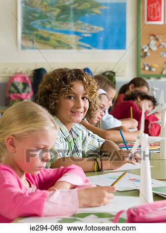 School children drawing View Large Photo Image Stock Photo - School children drawing. Fotosearch