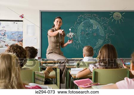 Teacher and class View Large Photo Image Stock Image - Teacher and class. Fotosearch
