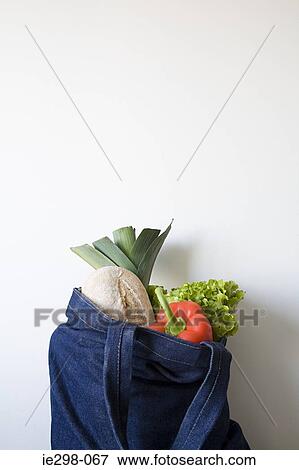 Bag of groceries View Large Photo Image Stock Photo - Bag of groceries. Fotosearch