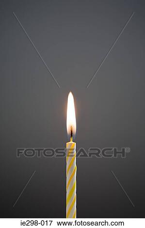 Birthday candle View Large Photo Image Stock Photo - Birthday candle. Fotosearch
