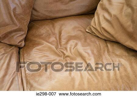Leather sofa View Large Photo Image Stock Photo - Leather sofa. Fotosearch
