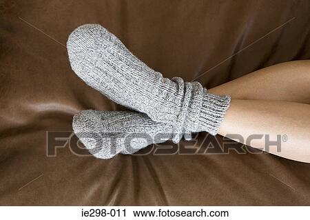 Person wearing socks View Large Photo Image Stock Image - Person wearing socks. Fotosearch