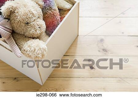 Toys in a box View Large Photo Image Stock Photograph - Toys in a box. Fotosearch