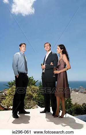 People on roof at party View Large Photo Image Stock Image - People on roof at party. Fotosearch