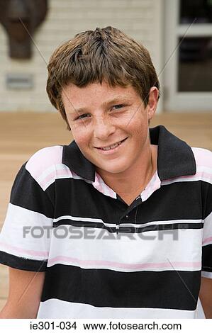 Picture - Portrait of a teenage boy. Fotosearch