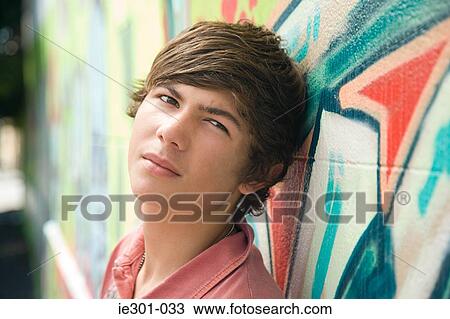 Portrait of a teenage boy View Large Photo Image Stock Image - Portrait of a teenage boy. Fotosearch