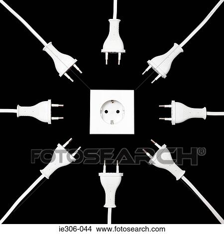 Electrical plug and sockets View Large Photo Image Picture - Electrical plug and sockets. Fotosearch