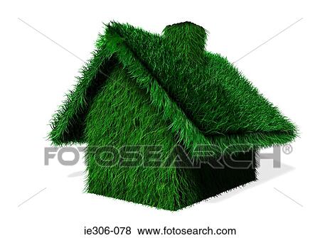 Grass covered house View Large Photo Image Stock Photo - Grass covered house. Fotosearch