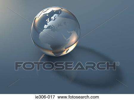Translucent globe View Large Photo Image Stock Photo - Translucent globe. Fotosearch