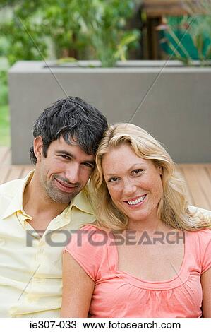 Portrait of a couple View Large Photo Image Stock Image - Portrait of a couple. Fotosearch