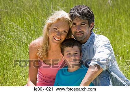 Portrait of a family View Large Photo Image Stock Image - Portrait of a family. Fotosearch