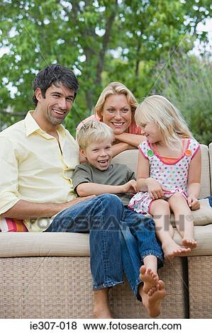 Portrait of a family View Large Photo Image Stock Photo - Portrait of a family. Fotosearch