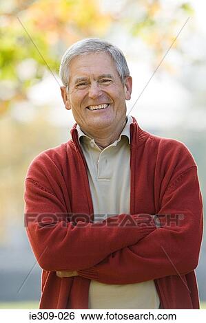 Smiling senior man View Large Photo Image Stock Photograph - Smiling senior man. Fotosearch