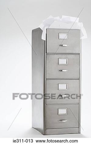 Paper in filing cabinet View Large Photo Image Stock Image - Paper in filing cabinet. Fotosearch
