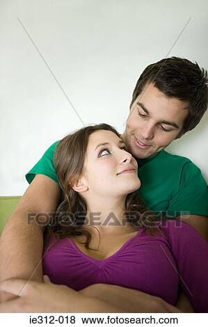 A teenage couple View Large Photo Image Stock Photo - A teenage couple. Fotosearch