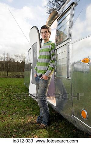 Stock Photo - Portrait of a teenage boy. Fotosearch