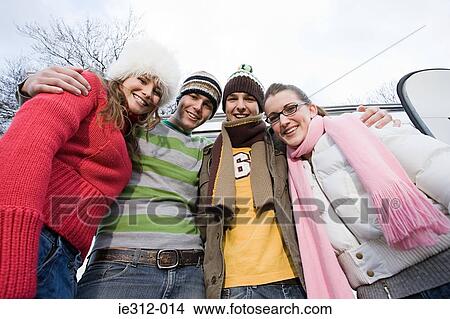 Portrait of teenage friends View Large Photo Image Picture - Portrait of teenage friends. Fotosearch