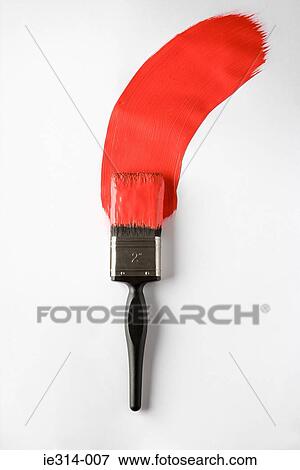 A paintbrush and painted brush stroke View Large Photo Image Stock Photo - A paintbrush and painted brush stroke. Fotosearch