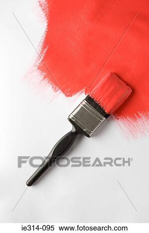 A paintbrush and painted brush stroke View Large Photo Image Stock Photography - A paintbrush and painted brush stroke. Fotosearch