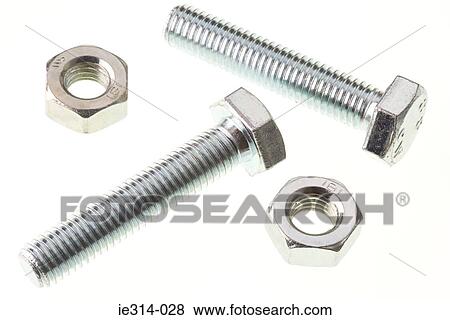 Bolts and metal nuts View Large Photo Image Stock Photo - Bolts and metal nuts. Fotosearch