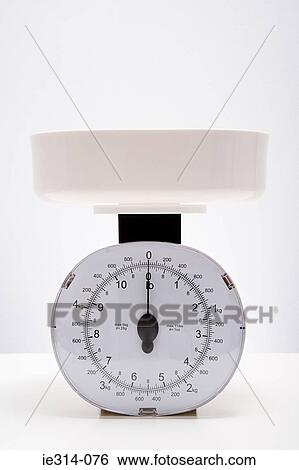 Stock Photograph - Kitchen scales. Fotosearch