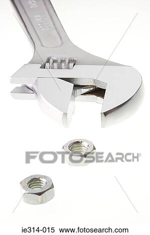 Spanner and metal nuts View Large Photo Image Stock Photography - Spanner and metal nuts. Fotosearch