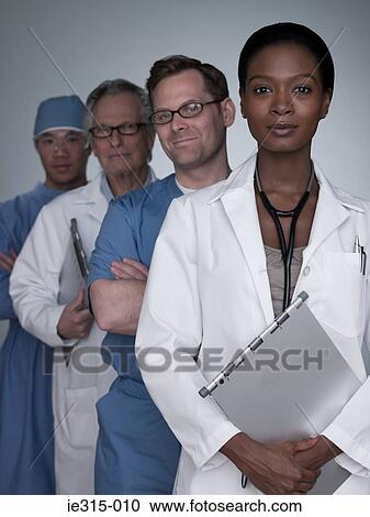 Stock Image - Doctors and surgeons. Fotosearch