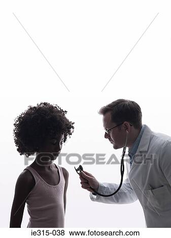 Girl and doctor View Large Photo Image Stock Photo - Girl and doctor. Fotosearch