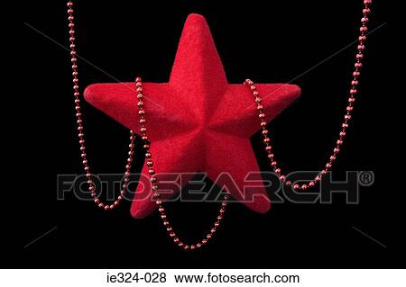A star and bead christmas decorations View Large Photo Image Stock Photo - A star and bead christmas decorations. Fotosearch