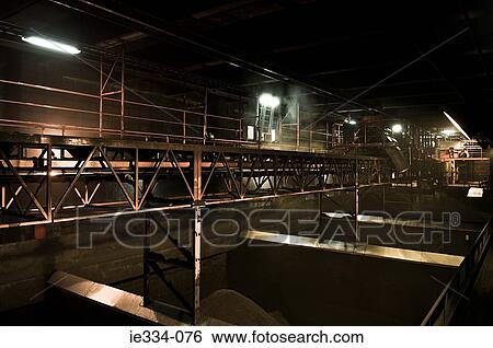 Stock Photograph - Coal in a power plant. Fotosearch