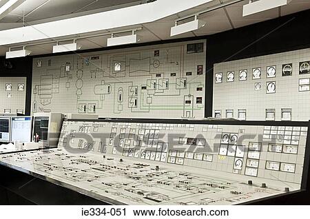 Control panel in power plant View Large Photo Image Stock Image - Control panel in power plant. Fotosearch