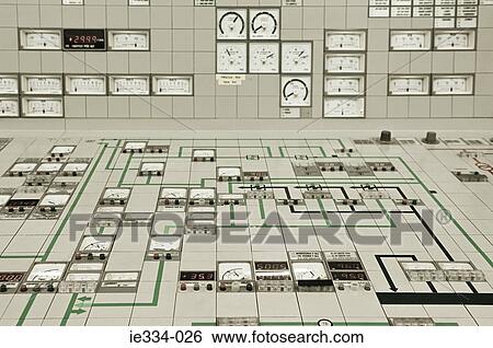 Indicators in a power plant View Large Photo Image Stock Photograph - Indicators in a power plant. Fotosearch