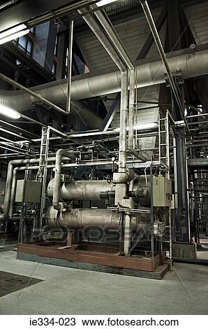 Pipes in a power plant View Large Photo Image Stock Image - Pipes in a power plant. Fotosearch