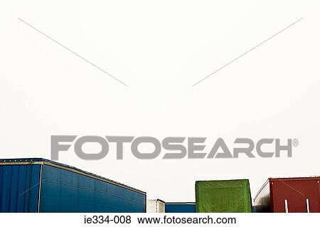 Semi trailers View Large Photo Image Stock Photo - Semi trailers. Fotosearch