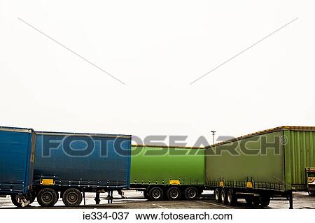 Semi trailers View Large Photo Image Stock Photo - Semi trailers. Fotosearch