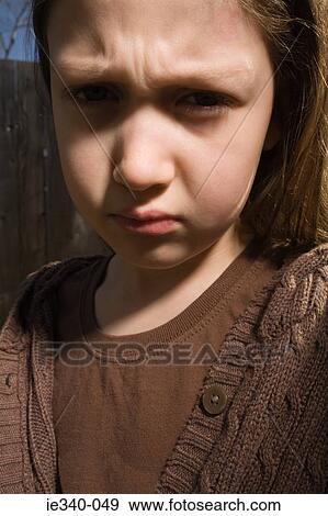 Sullen girl View Large Photo Image Stock Photo - Sullen girl. Fotosearch