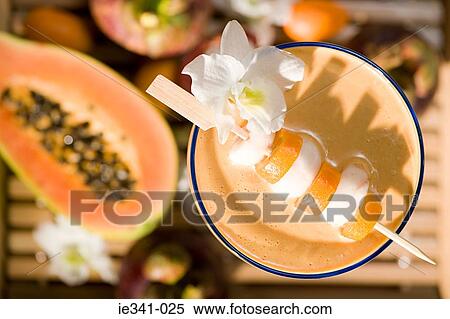 Tropical cocktail View Large Photo Image Stock Photography - Tropical cocktail. Fotosearch