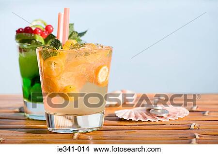 Two cocktails View Large Photo Image Picture - Two cocktails. Fotosearch