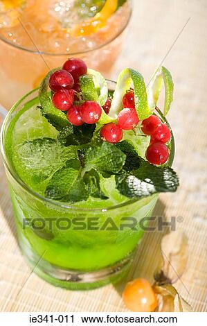 Stock Image - Two cocktails. Fotosearch