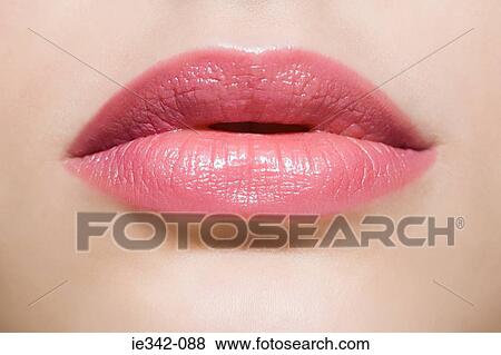 Lips of a woman View Large Photo Image Stock Photo - Lips of a woman. Fotosearch