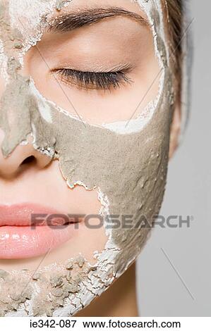Woman wearing face mask View Large Photo Image Stock Photo - Woman wearing face mask. Fotosearch